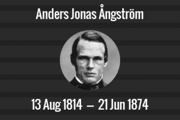 By looking at its light, he discovered the substances that make up the sun: Who is Anders Jonas Ângström?