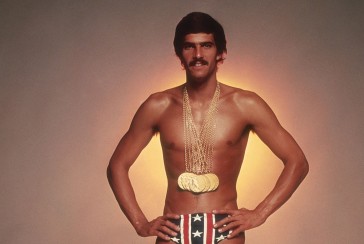 The record-breaking swimmer with seven gold medals at the 1972 Munich Olympics: Who is Mark Spitz?
