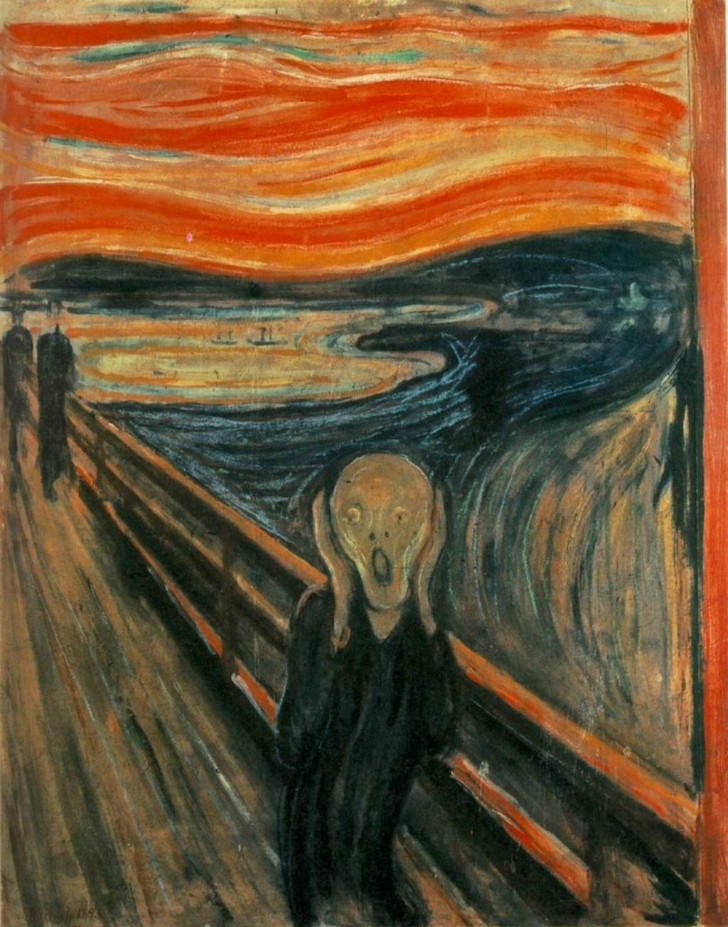 Who is Edvard Munch, who made The Scream painting, where everyone who sees it is very impressed?