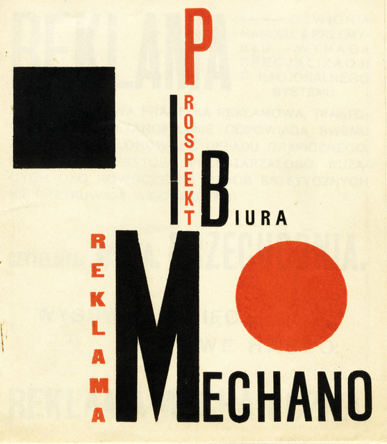 He aimed to bring the poster image as close as possible to mechanical engineering: Who is Henryk Berlewi?