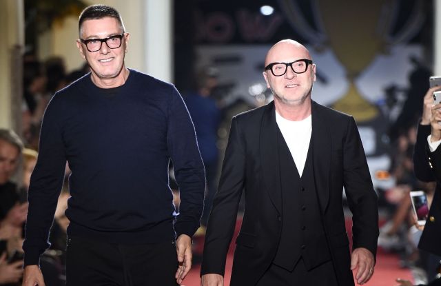 Dolce & Gabbana: fashion house founded by Italian fashion designers Domenico Dolce and Stefano Gabbana