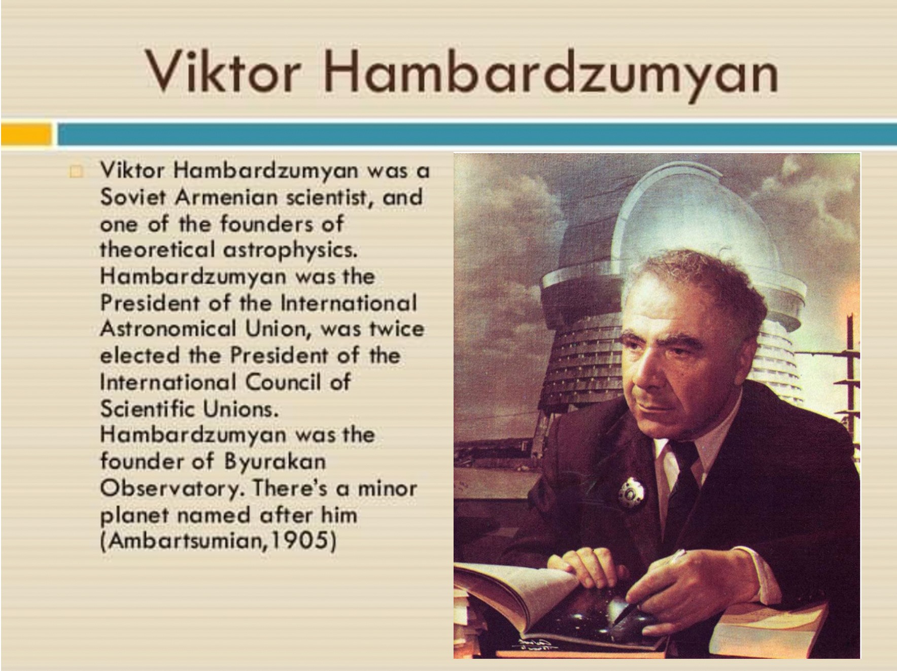 One of the founders of astrophysics: Who is Victor Ambartsumian?