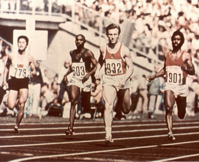 He became the European champion in 1969 with a time of 10.4 in the 100m: Who is Valeriy Pylypovych Borzov?