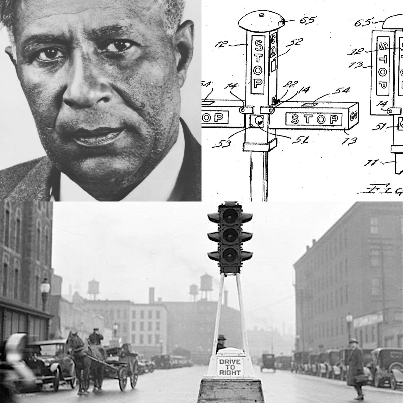 Who invented the electric traffic light?