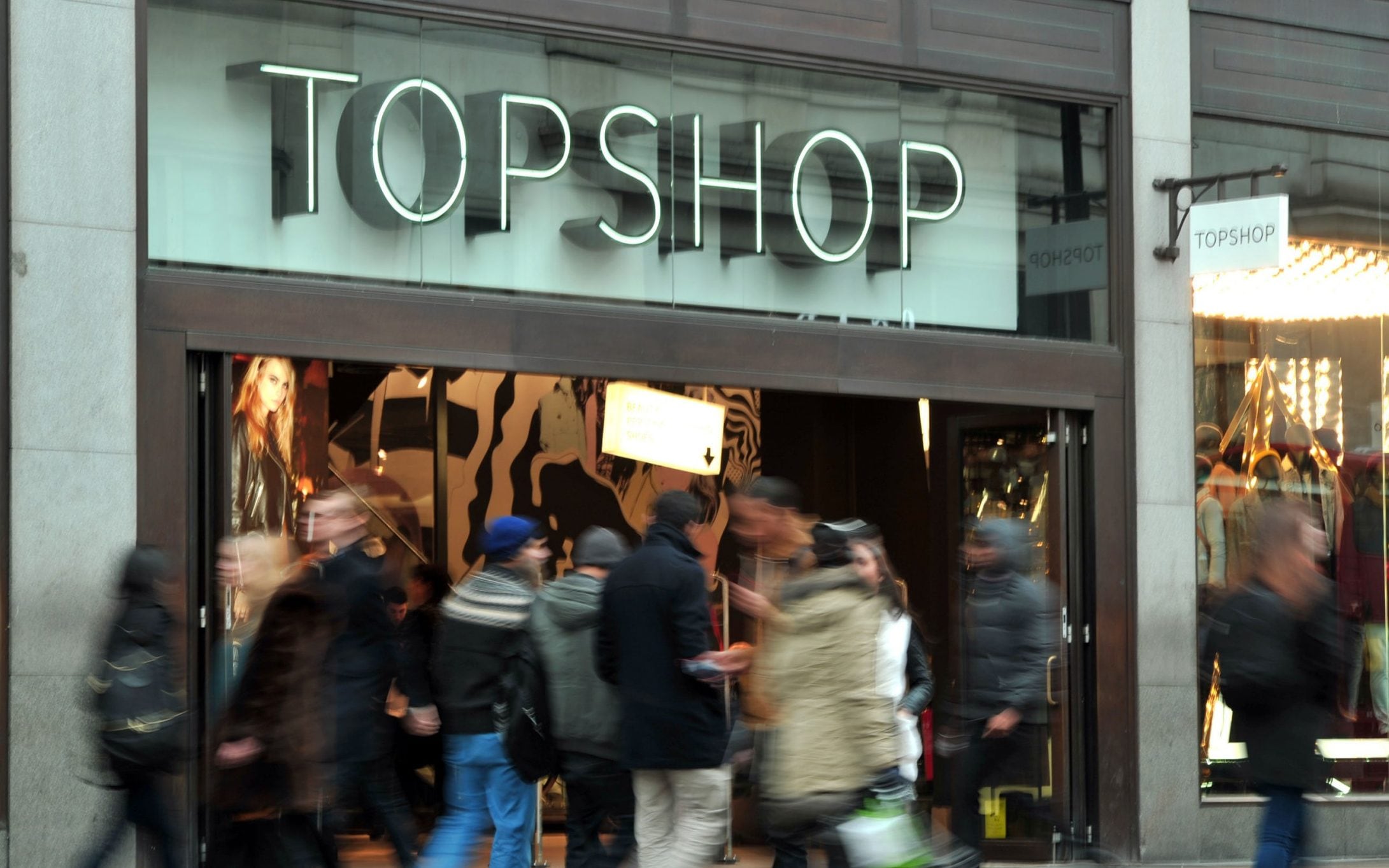 Who is the name behind Topshop; What is the success and failure story like?