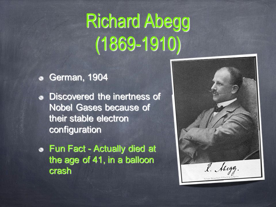 He found the answer to the question of how atoms combine and become molecules: Who is Richard Abegg?