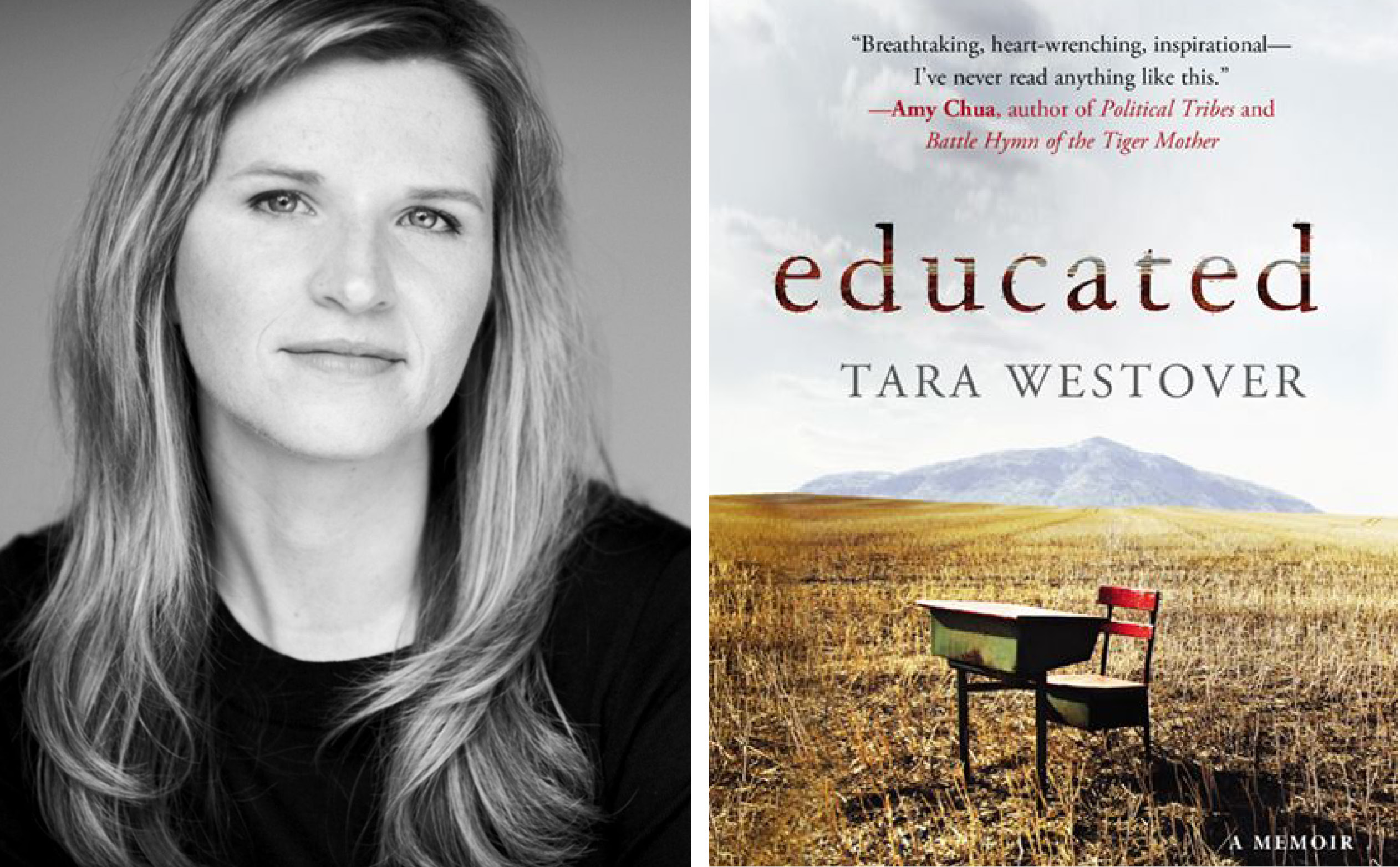 Tara Westover, the young author of the autobiographical novel 'Educated', which has been translated into 40 languages ​​and won many awards