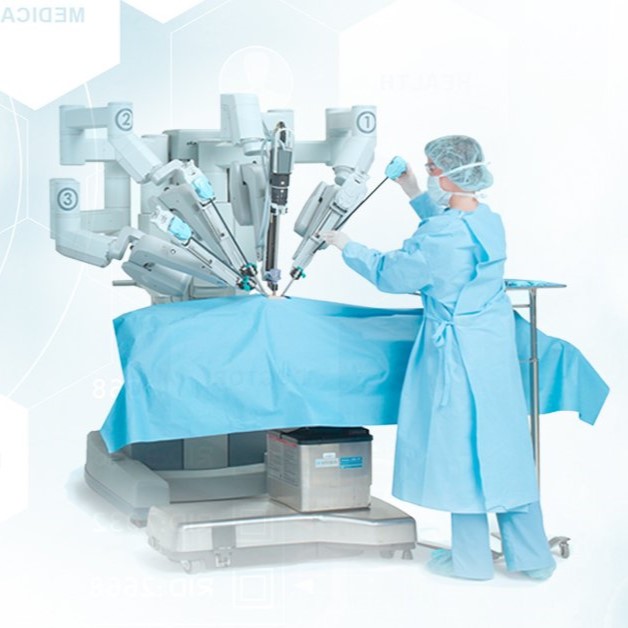 Who and when developed the first robot capable of surgery?