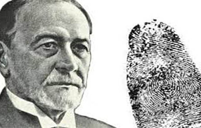 When did fingerprints first catch a murderer?