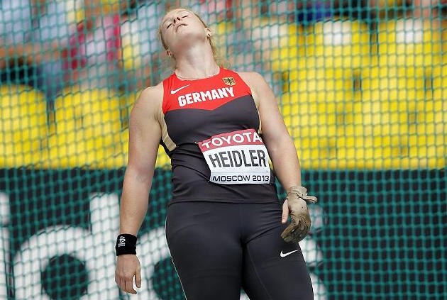 She held the world record in the hammer throw with 79.42 meters from 2011 to 2014: Who is Betty Heidler?