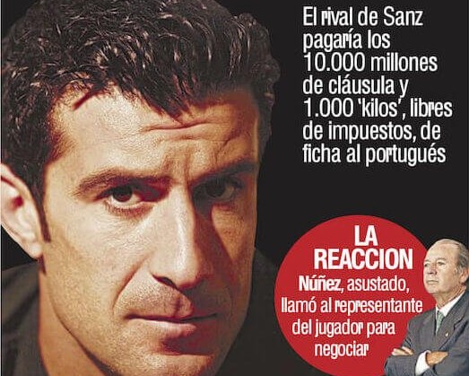 Football’s wildest transfer saga: Luis Figo