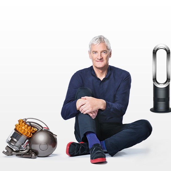 The designer who gave his brand his name by inventing the bagless vacuum cleaner: James Dyson