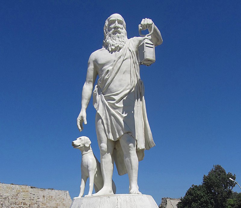 He said to Alexander the Great, "Get away from me and do not shadow me": Who is Diogenes?