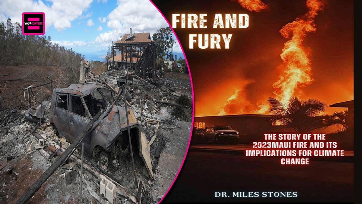 Who is Dr Miles Stone? How could he write his book two days after the overhead fires broke out?