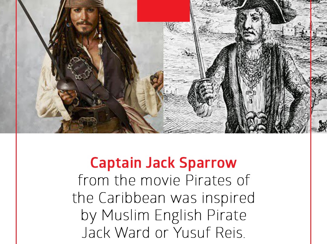 The pirate who inspired Captain Jack Sparrow: Who is Jack Ward or Yusuf Reis?