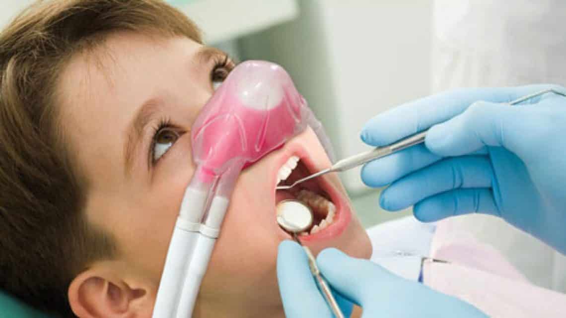 Who discovered laughing gas; When and how was this gas used in anesthesia?