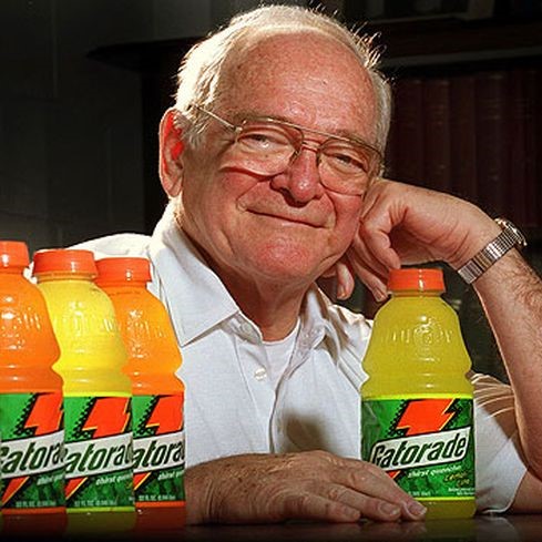 By whom, how was Gatorade invented, and how was it made into a champions drink?