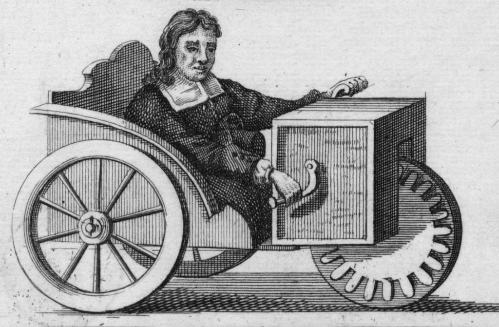 For whom, by whom and when was the wheelchair invented?