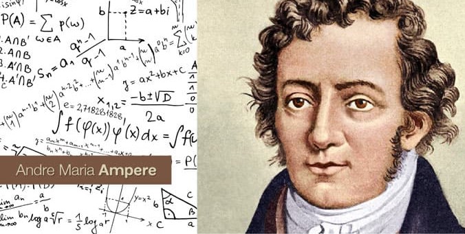 He wrote his first scientific thesis at the age of 13: Who is Andre Ampere?